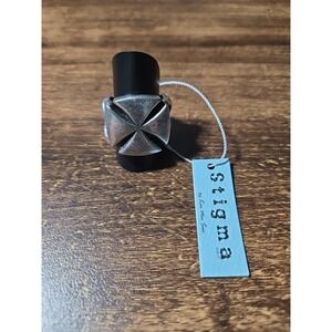 Stigma8 By Kim Min Sun Mens Maltese Cross Ring Vintage Silver Tone Gothic Biker